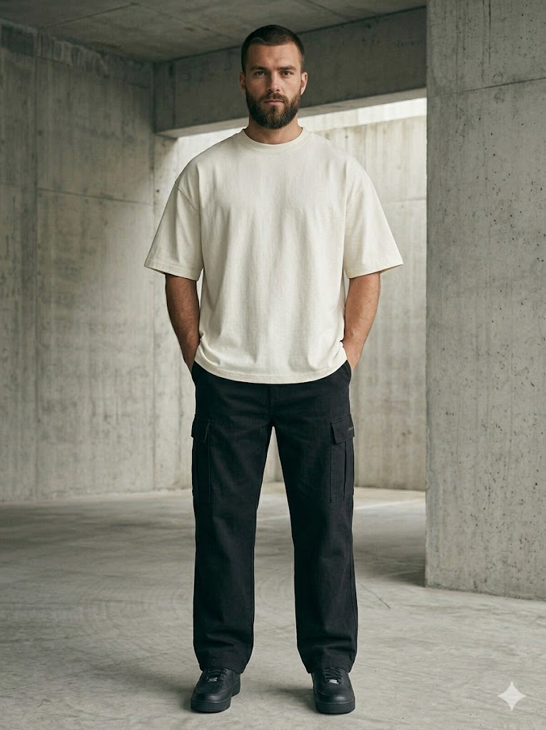Calça Wide Leg Preta